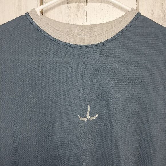 Prana Men's Large Blue Logo Tee - Picture 8 of 8